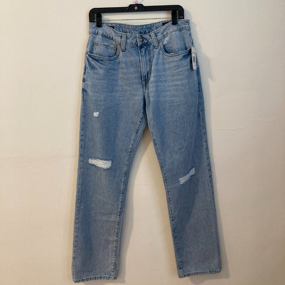 NWT Men’s Buffalo David Bitton Driven Relaxed Straight jeans 32x32 distressed